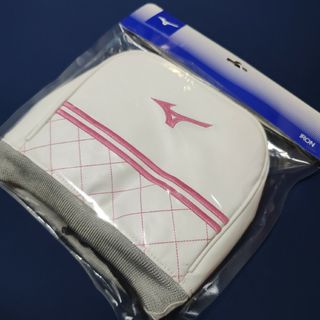 ミズノ(MIZUNO)の【新品未使用品】ミズノ／アイアンカバー ランバードマーク（ホワイト✕ピンク）d(その他)