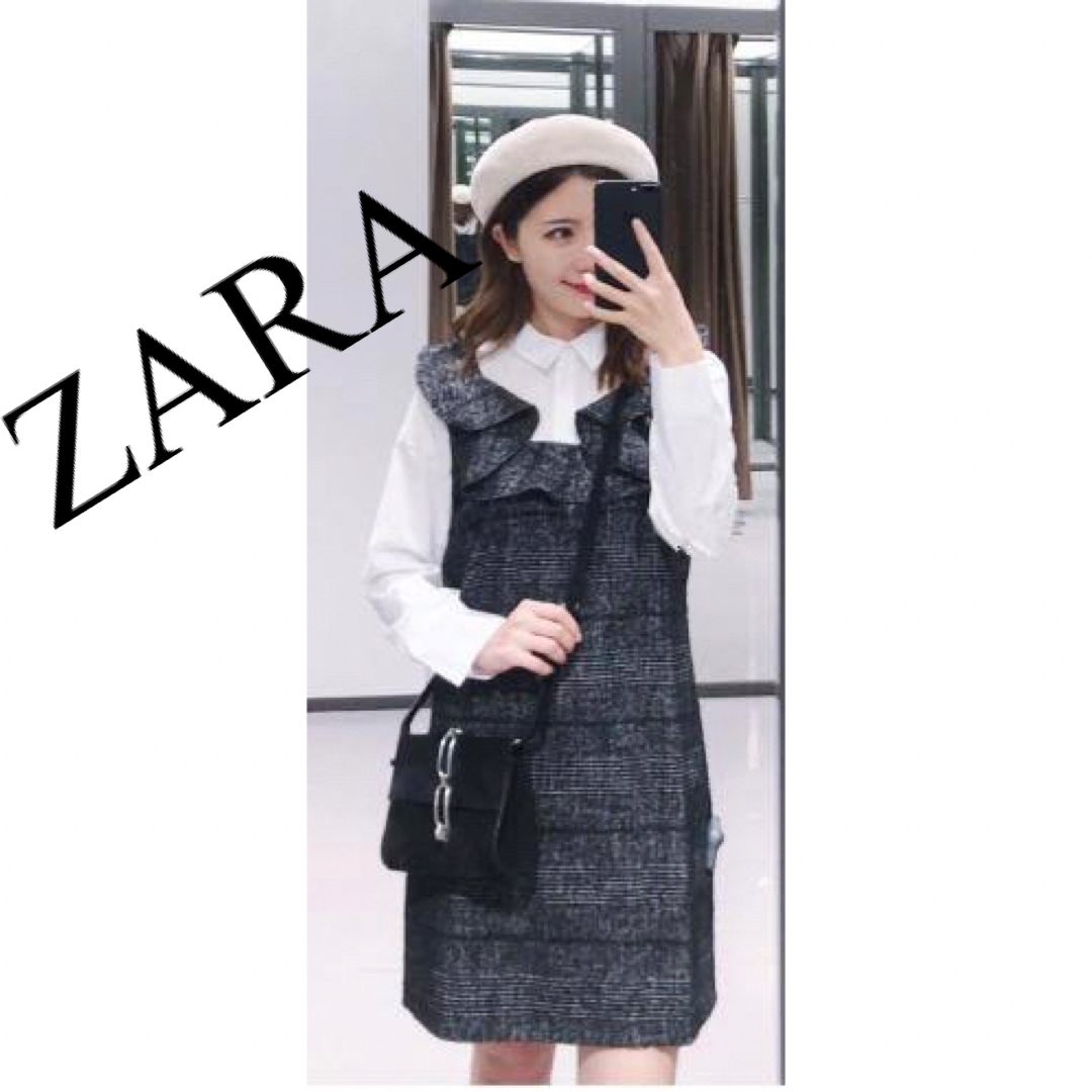 美品 総レースワンピース ピンク ZARA Mサイズ