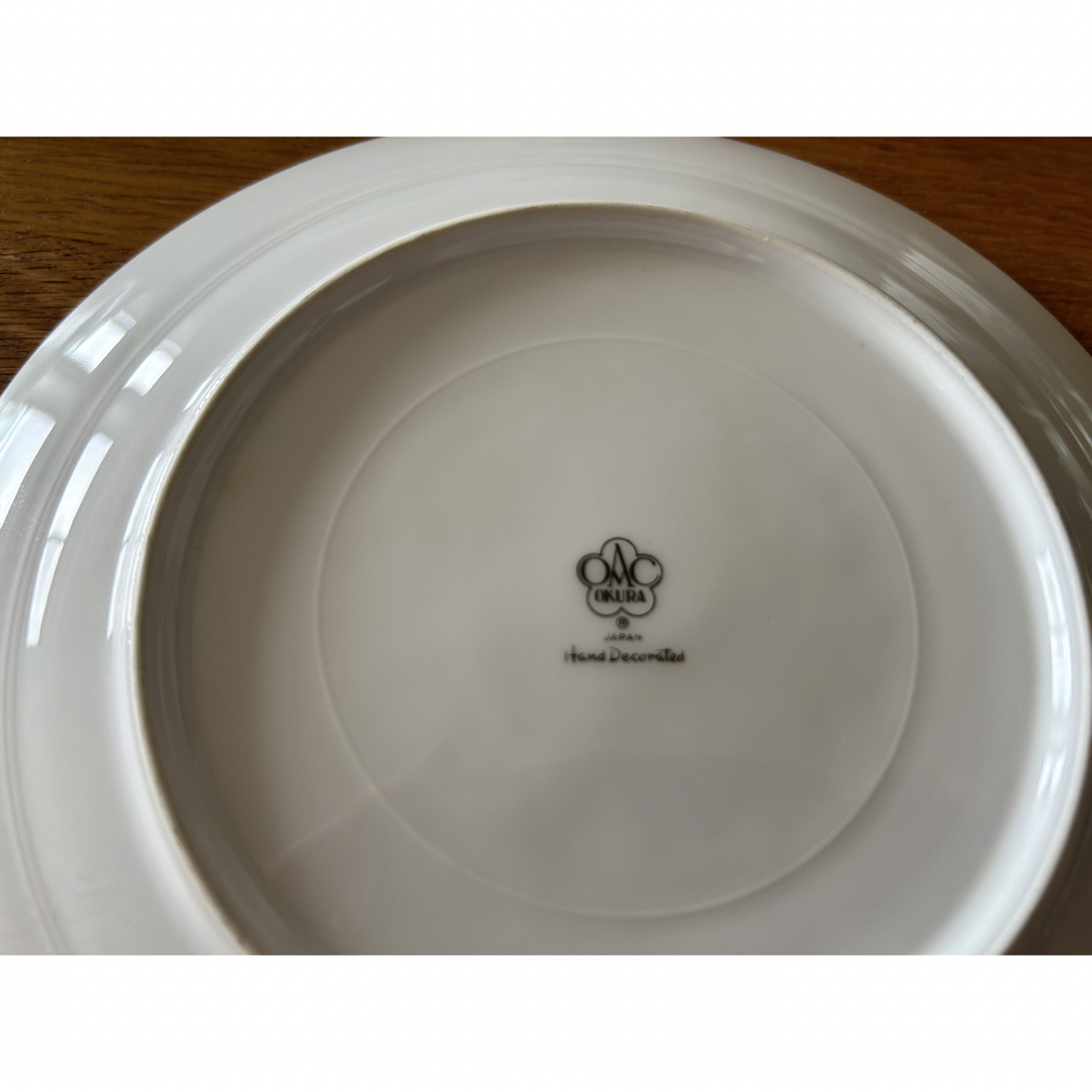大倉陶園 ヴィンテージ hand decorated 手塗り金仕上げ レア品