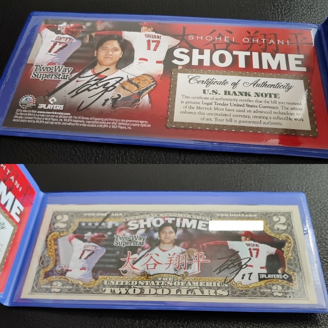 MLB - 【証明書付】大谷翔平 2ドル紙幣 4枚セットの通販 by ai's shop
