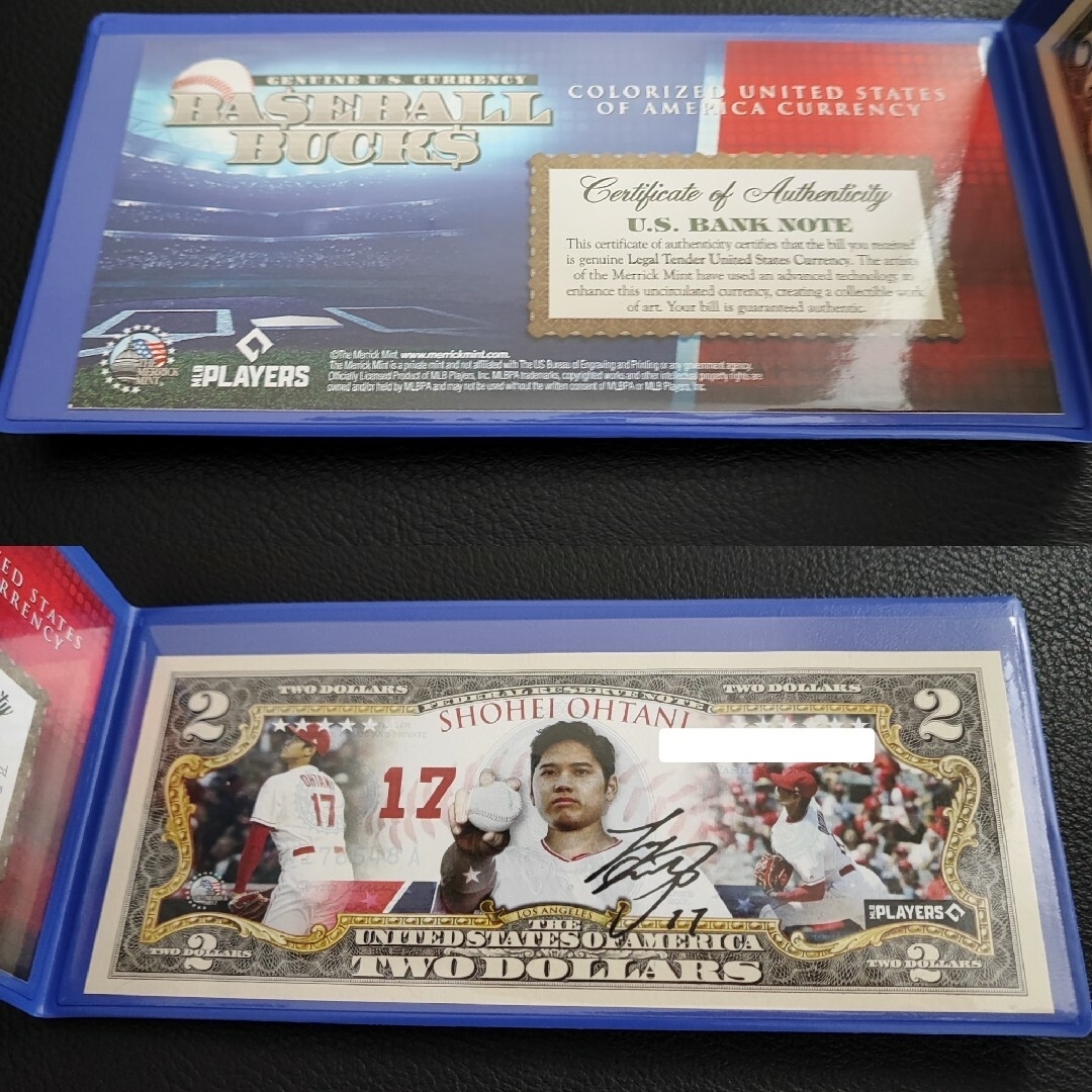 MLB - 【証明書付】大谷翔平 2ドル紙幣 4枚セットの通販 by ai's shop