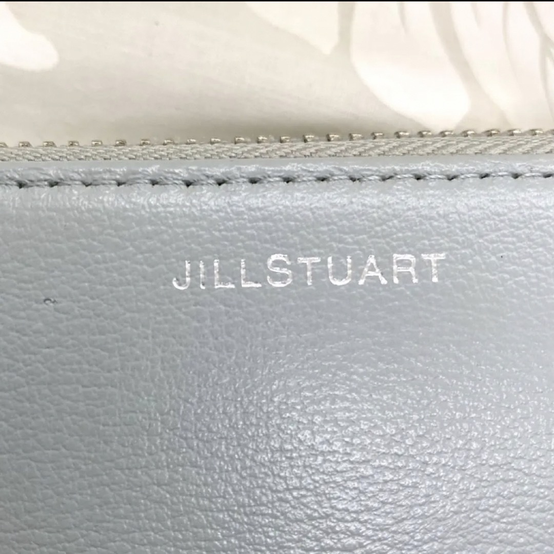 JILLSTUART(ジルスチュアート)の【新品】ジルスチュアート ラウンドファスナー長財布リボン アイスブルー レディースのファッション小物(財布)の商品写真