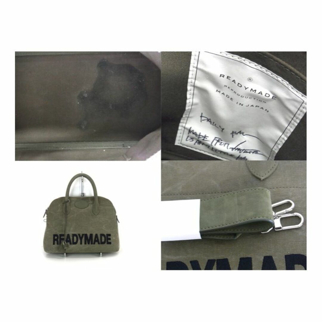 レディメイド READY MADE ■ 【 Daily Bag S RE-CO-KH-00-00-64 】 ロゴ 刺繍 再構築 デイリーバック ハンドバック
