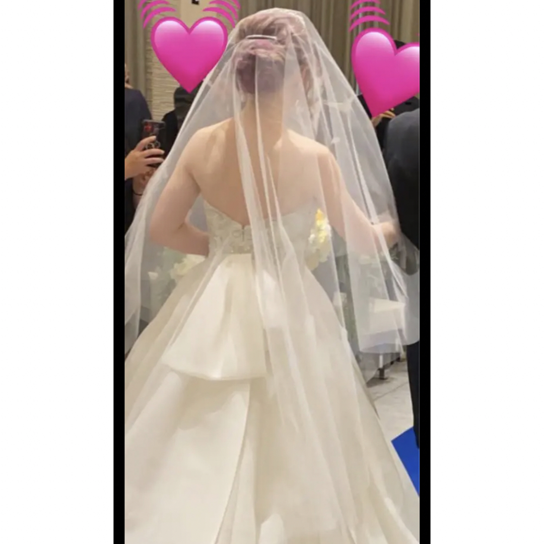 結婚式　ウェディングドレス　ベールmirrormirror