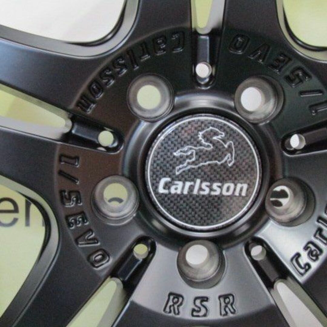 【1台限定セット】カールソン　1/5Evo　RSR　マットブラックエディション　4本セット