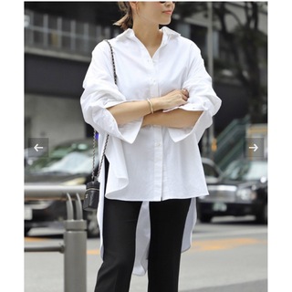 美品✨ドゥーズィエムクラス シャツ 春服 ブラウス 白シャツ 日本製 長袖
