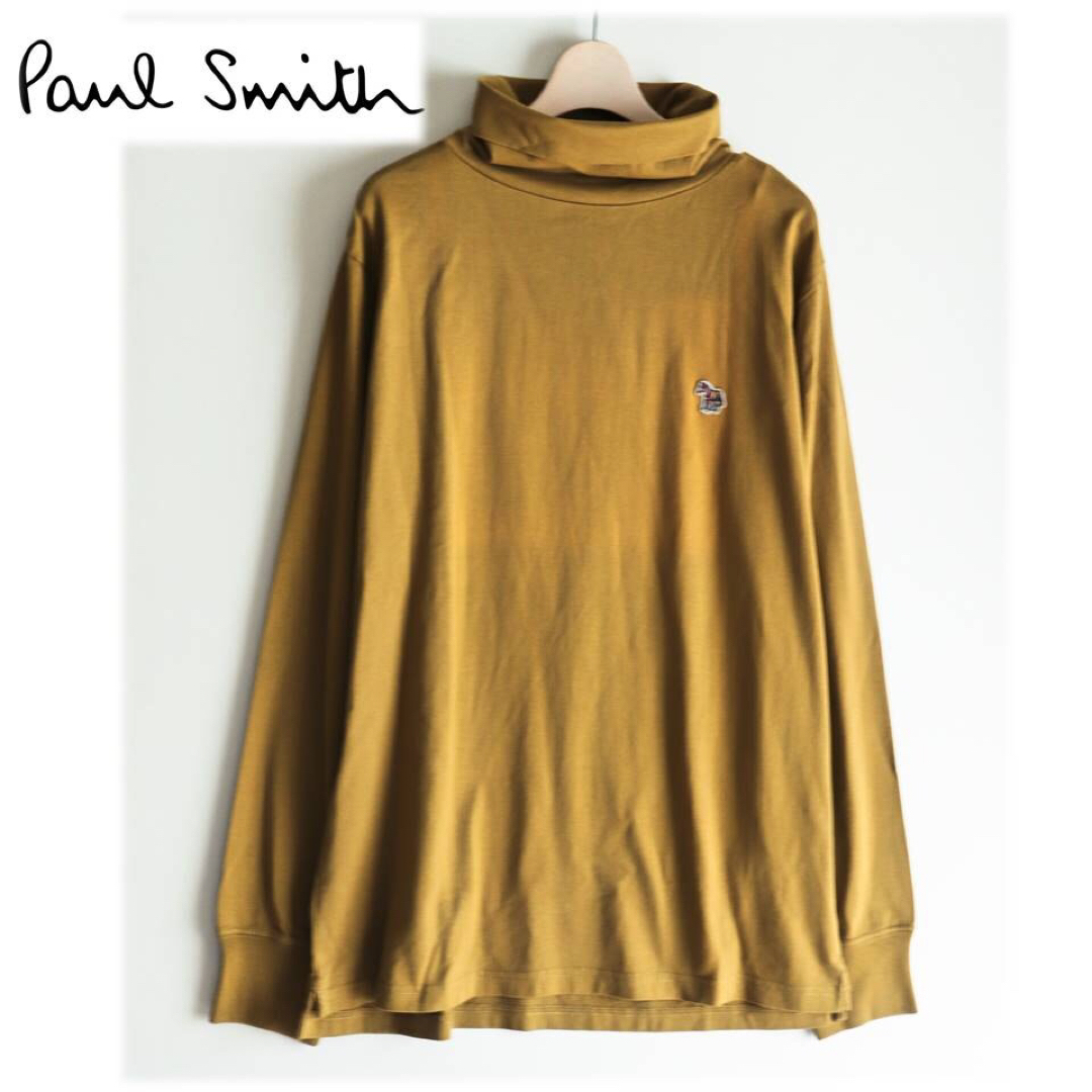 Paul Smith(ポールスミス)の《ポールスミス》新品訳有 ゼブラワッペン タートルネックカットソー ロンT M メンズのトップス(Tシャツ/カットソー(七分/長袖))の商品写真