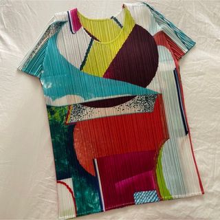 プリーツプリーズイッセイミヤケ(PLEATS PLEASE ISSEY MIYAKE)の最終価格　プリーツプリーズ　美品　3(Tシャツ(半袖/袖なし))