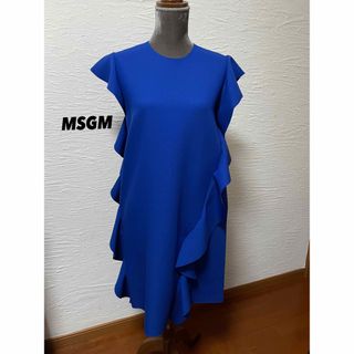 【1点限りの超特価‼️】MSGM エムエスジーエム フリルベアドレス 40