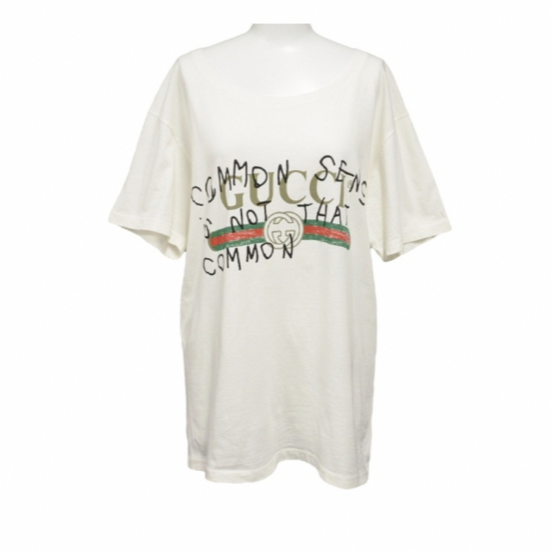 GUCCI グッチ 半袖Tシャツ レディース ホワイト サイズ XS | フリマアプリ ラクマ