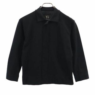 ヨウジヤマモト Y's カシミヤ混合 ロング カーディガン 2 ブラック Yohji Yamamoto レディース   【230908】