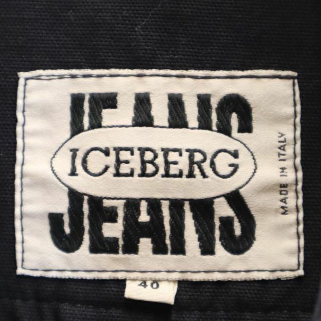 アイスバーグ 90s オールド ジーンズ イタリア製 ワークジャケット 40 ネイビー ICEBERG JEANS メンズ   【230923】 8