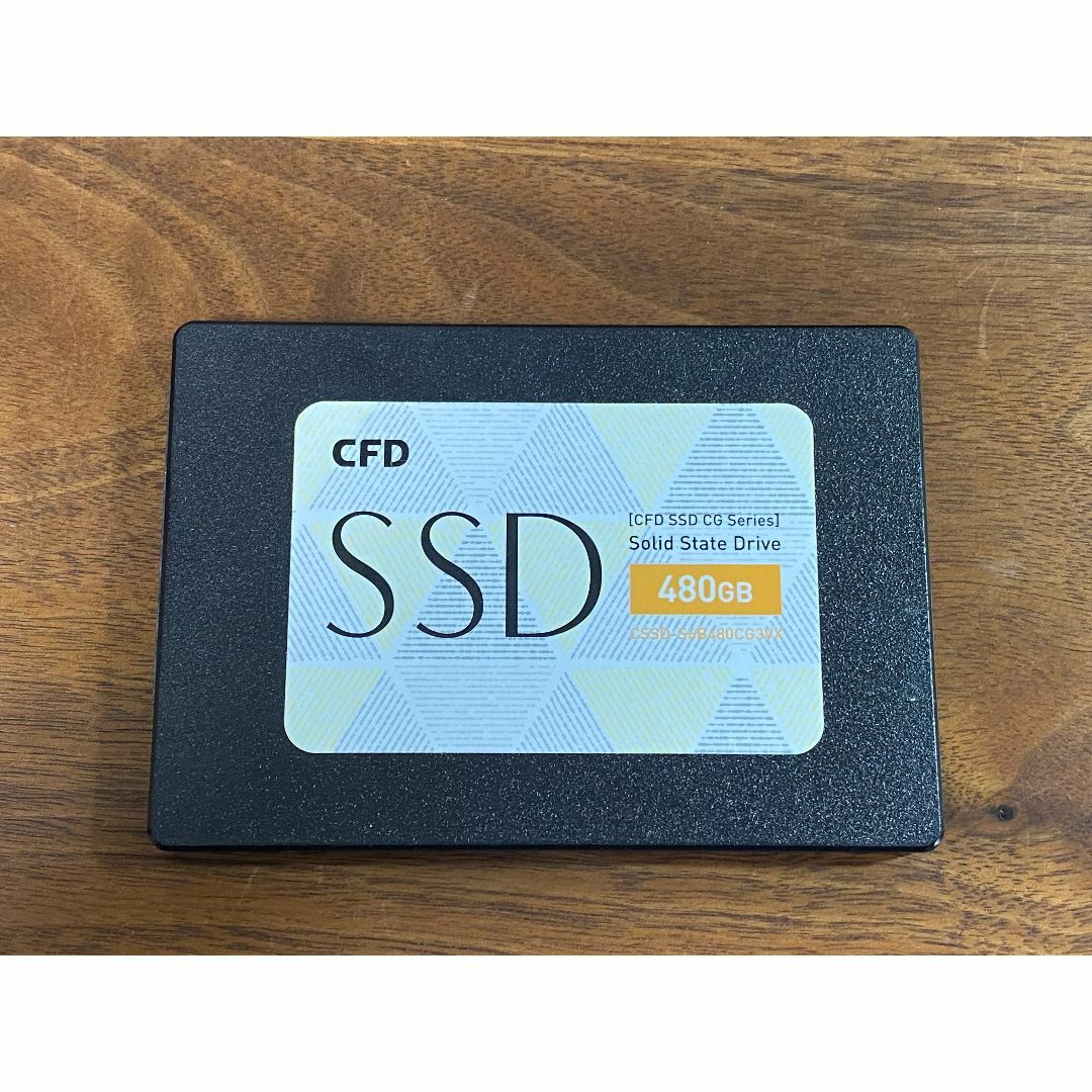 CFD(シーエフデー)の中古 CDF SSD 480GB SATA スマホ/家電/カメラのPC/タブレット(PCパーツ)の商品写真