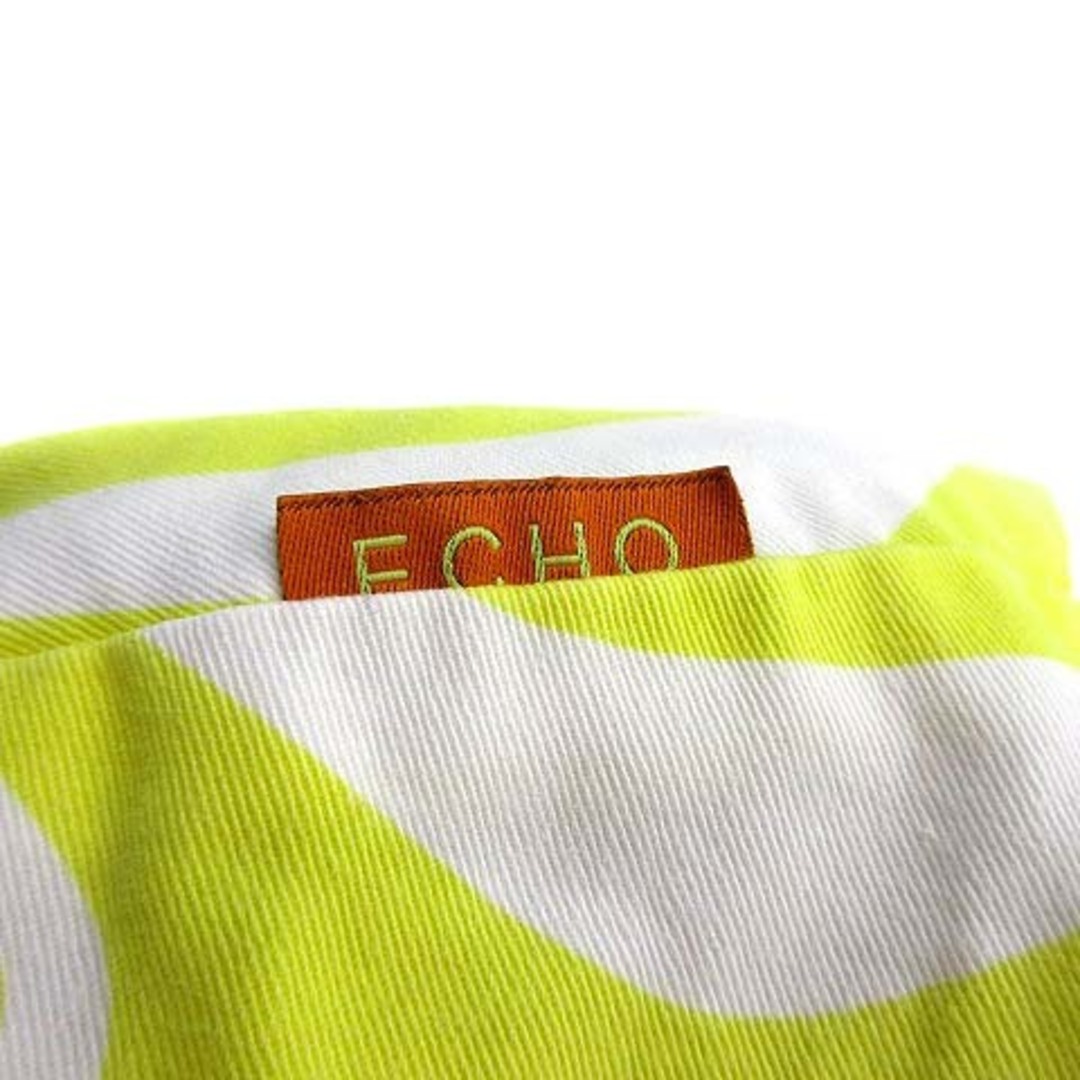 other(アザー)のエコー ECHO キャンバス ラウンド トートバッグ イエロー 黄 レディースのバッグ(トートバッグ)の商品写真