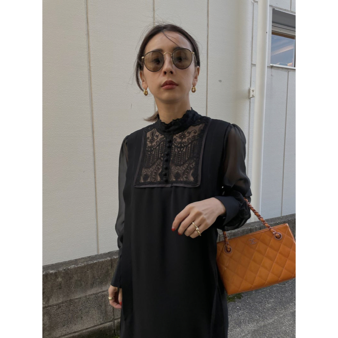 Ameri VINTAGE - Ameri VINTAGE 2WAY SCOOP OUT LACE DRESSの通販 by