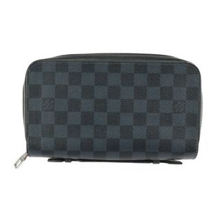 ルイヴィトン(LOUIS VUITTON)のLOUIS VUITTON ルイ ヴィトン ダミエコバルト ジッピーXL 長財布 N41590 PVC レザー  ネイビー シルバー金具  ラウンドファスナー トラベルケース ハンドバッグ ビトン 【本物保証】(長財布)