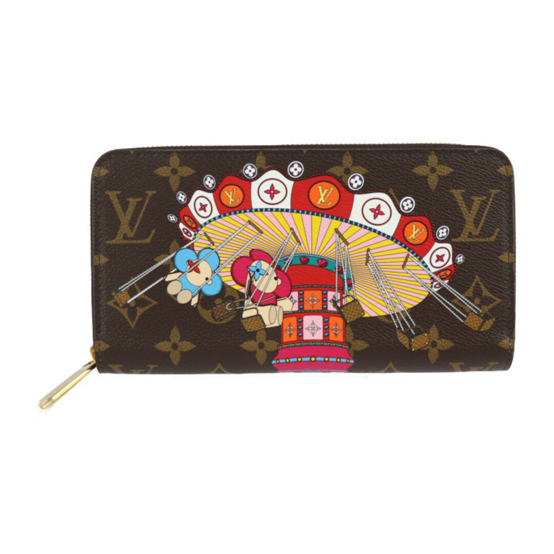 LOUIS VUITTON ルイ ヴィトン  ヴィヴィエンヌ ジッピーウォレット 長財布 M69753 モノグラムキャンバス   ブラウン マルチカラー ゴールド金具 ブランコ ラウンドファスナー 日本限定 ビトン 【本物保証】