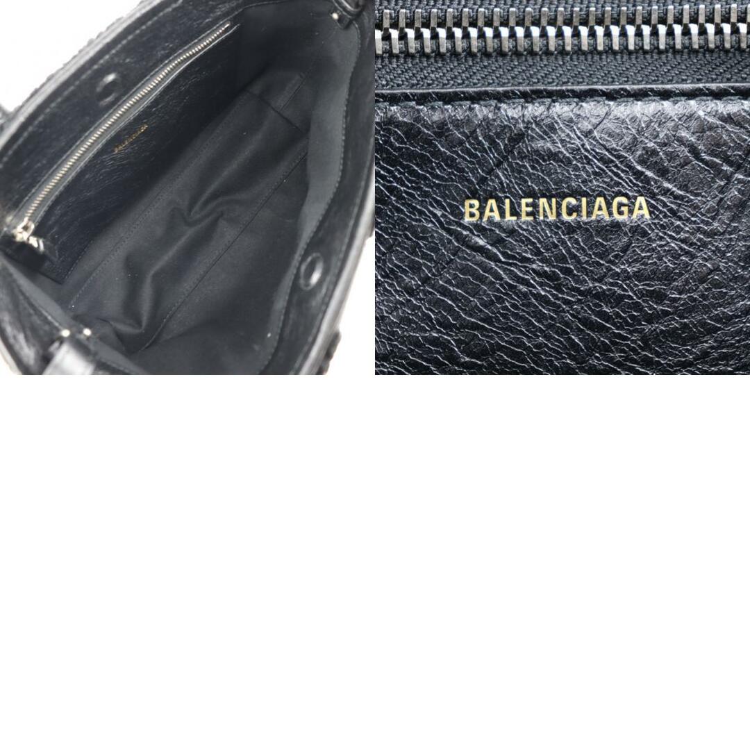 Balenciaga(バレンシアガ)のBALENCIAGA バレンシアガ  バルベス スモール ハンドバッグ 671404 ムートン レザー  ブラック シルバー金具  2WAY ショルダーバッグ 【本物保証】 レディースのバッグ(ハンドバッグ)の商品写真