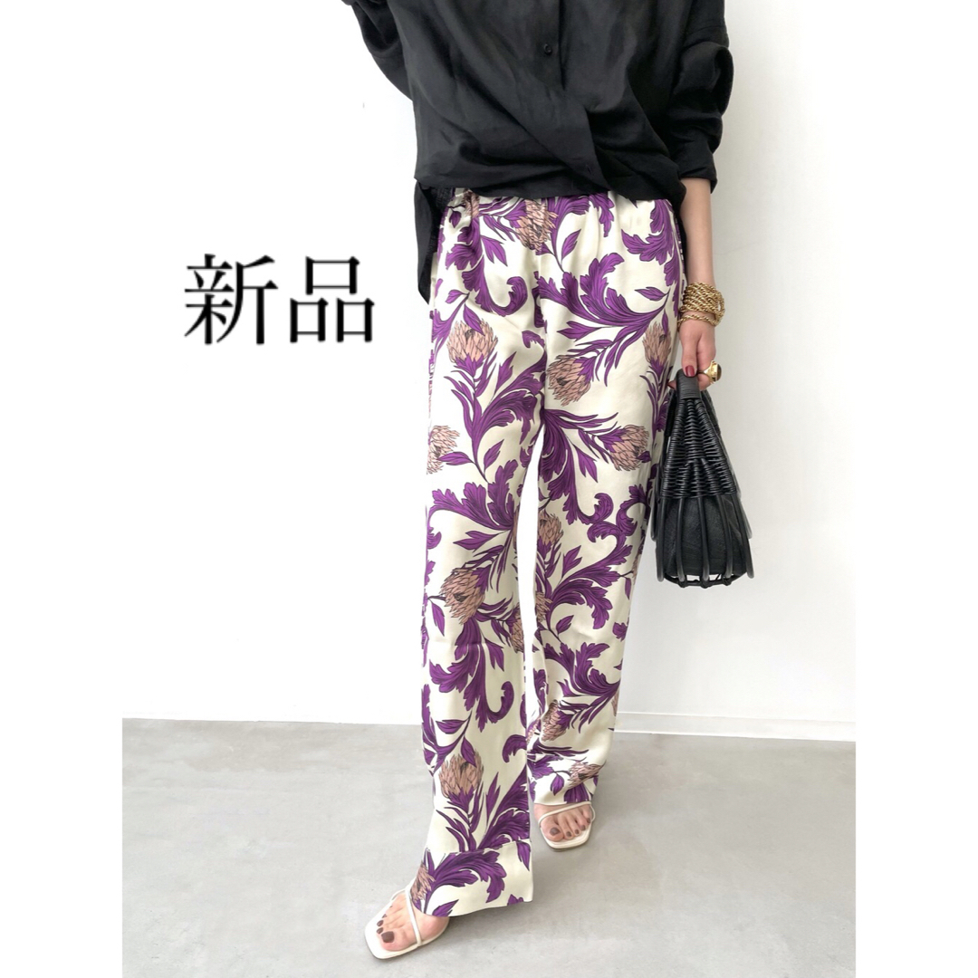 L'Appartement DEUXIEME CLASSE(アパルトモンドゥーズィエムクラス)の新品 アパルトモン SENSI STUDIO Silk Slouchy パンツ レディースのパンツ(カジュアルパンツ)の商品写真