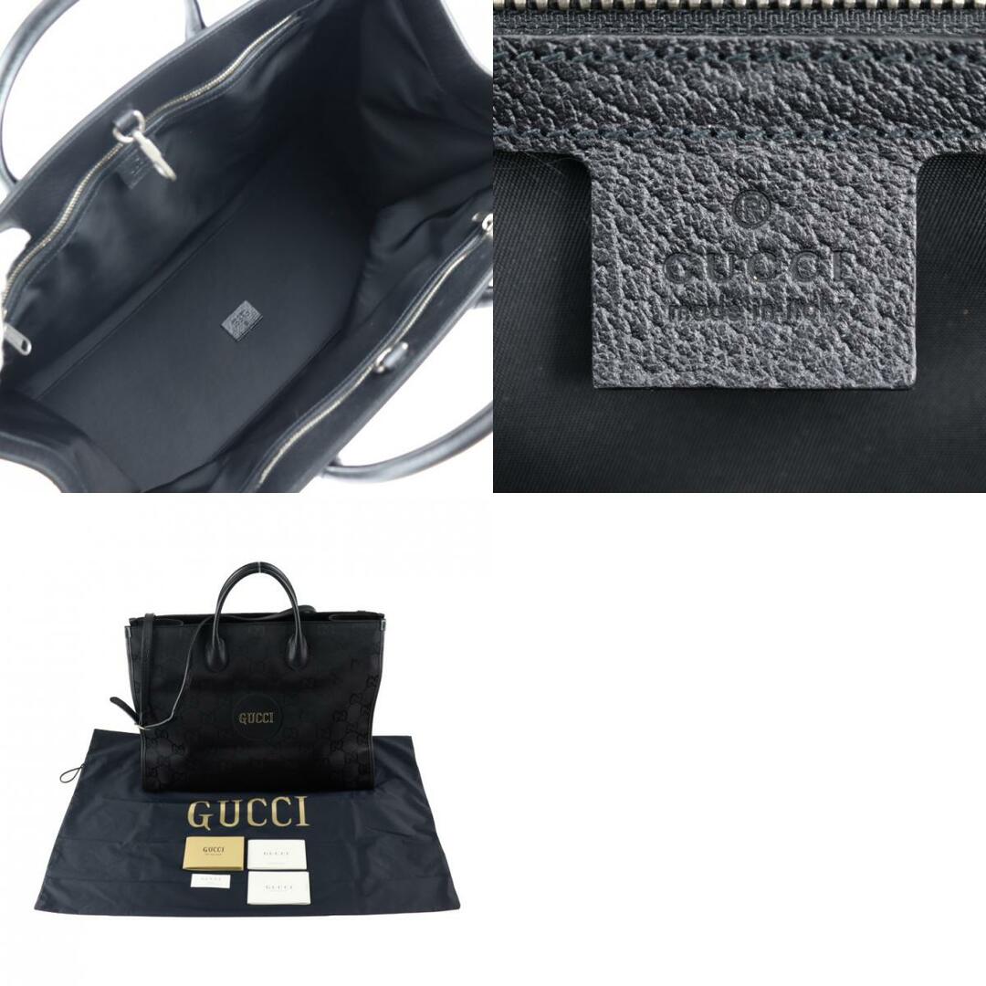 Gucci(グッチ)のGUCCI グッチ GGナイロン Off The Grid オフザグリッド トートバッグ 630353 ナイロン レザー  ブラック   2WAY ショルダーバッグ 【本物保証】 メンズのバッグ(トートバッグ)の商品写真