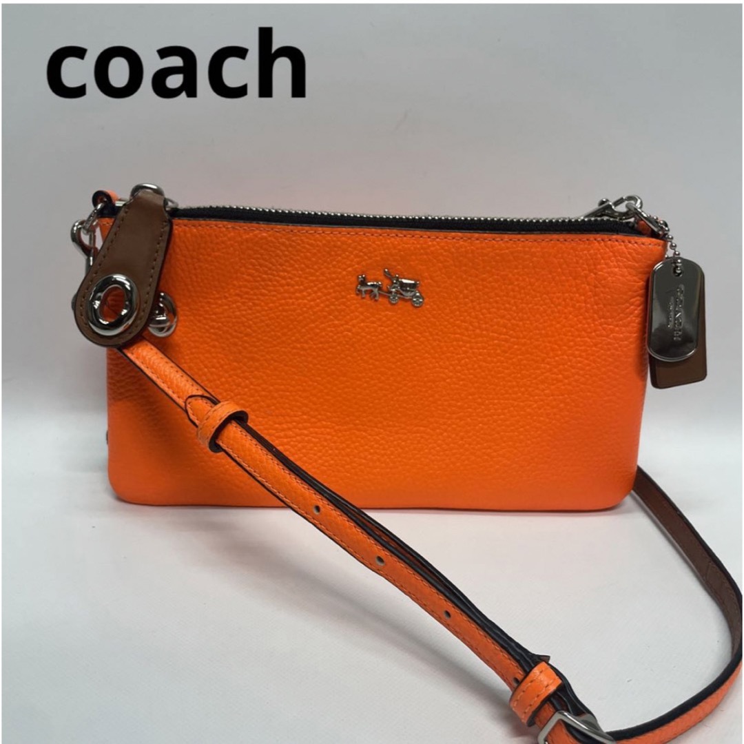 COACH コーチ　ホース アンド キャリッジ ペブルドレザー ショルダーバッグ | フリマアプリ ラクマ