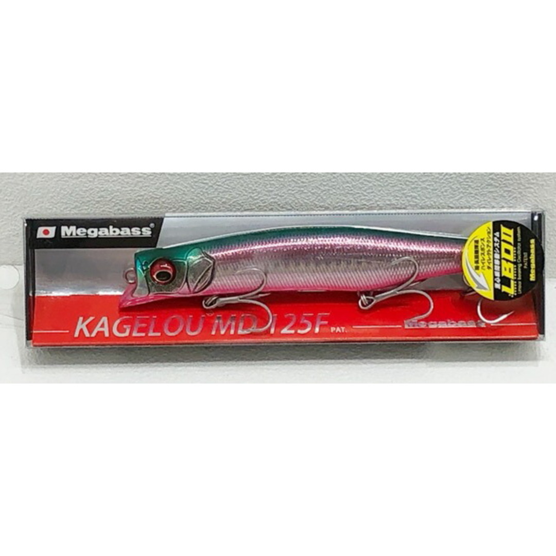 Megabass メガバス/ KAGELOU MD カゲロウMD125F(SP-C) カラー：10 BAYSIDE GREEN PB【007】