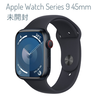 Apple Watch - Apple Watch Series9 45mm GPS+セルラー　ミッドナイト