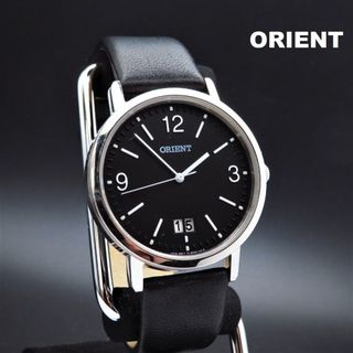 オリエント(ORIENT)のORIENT 腕時計 ビッグカレンダー ブラックダイアル (腕時計(アナログ))