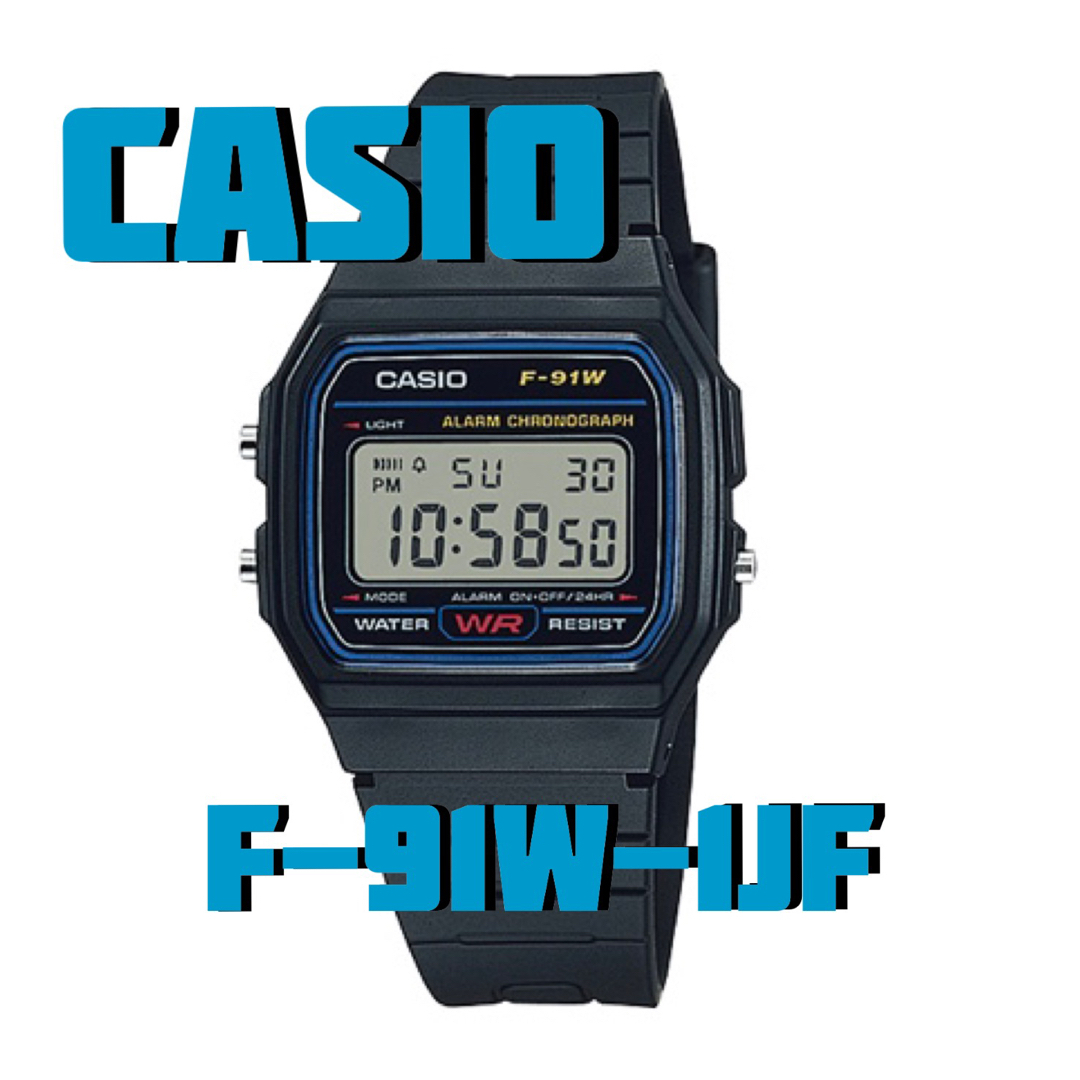 CASIO(カシオ)の【新品】CASIO カシオ　腕時計   F-91W-1JF  メンズの時計(腕時計(デジタル))の商品写真