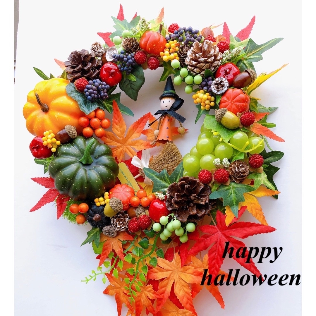 秋リース ハロウィンリース⭐︎