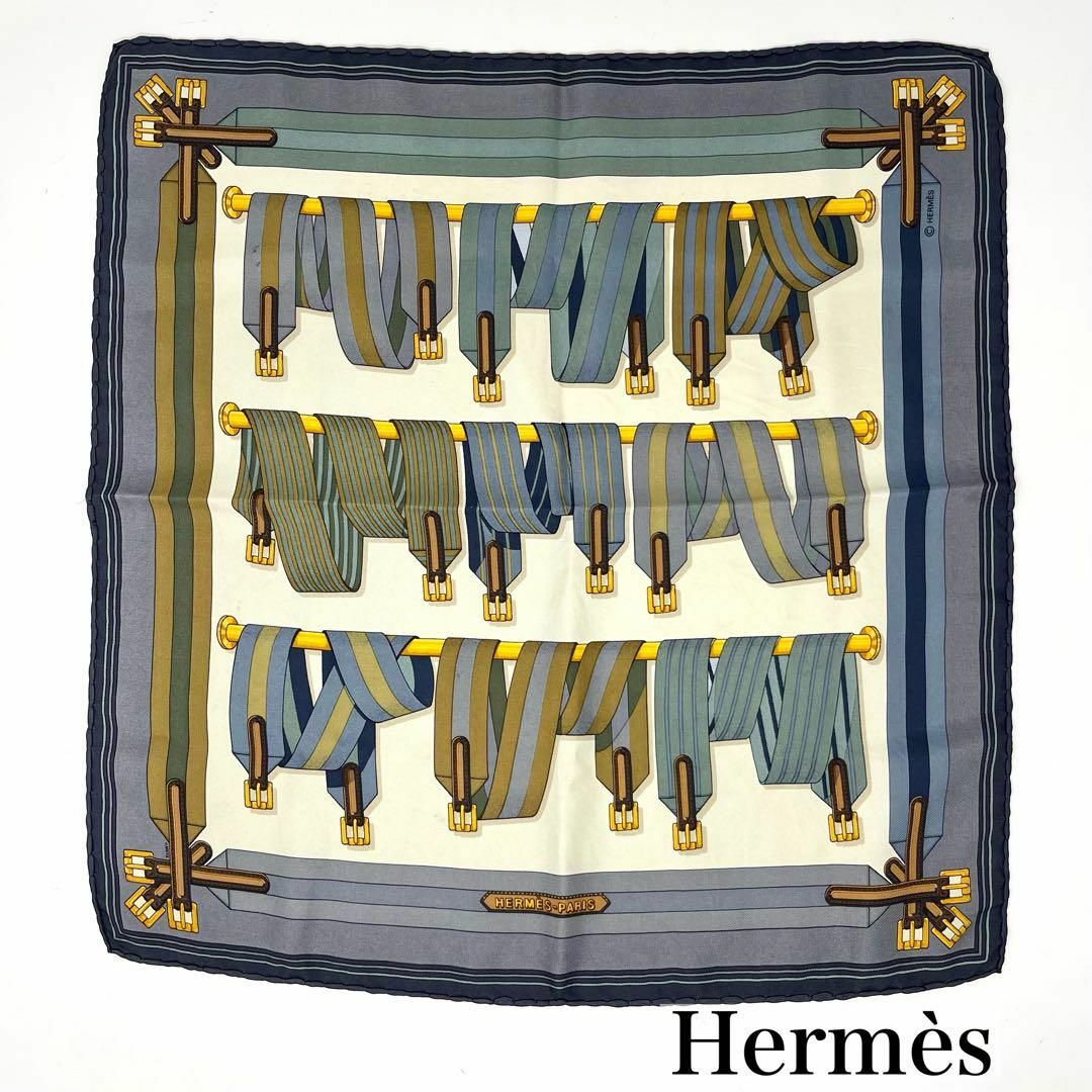 エルメス HERMES スカーフ
 カレ　90 プチヴェネリ PETITE VENERIE レッド