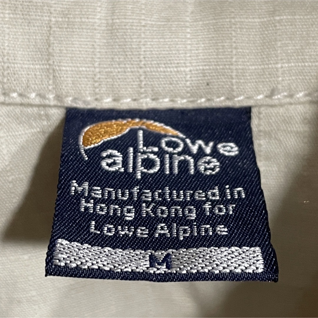 Lowe Alpine(ロウアルパイン)のlowe alpine コットンハーフジップジャケット リップストップ 90s メンズのジャケット/アウター(ミリタリージャケット)の商品写真