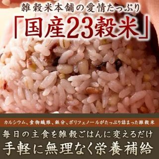 今だけ超特価大人気バカ売れ❗23穀米雑穀米500g×2袋セット安心安全の国産米C(米/穀物)