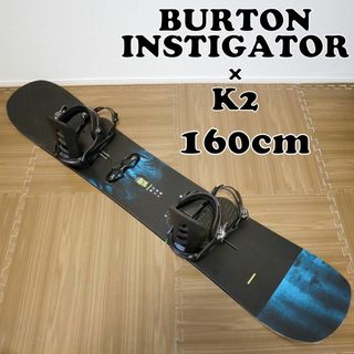 バートン(BURTON)のBURTON INSTIGATOR 160cm スノーボード ビンディングセット(ボード)