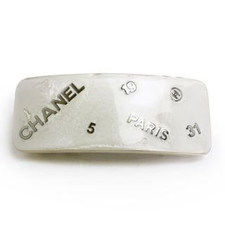 CHANEL シャネル バレッタ ココマーク ヘアアクセサリー ターンロック ブラック ゴールド金具 美品  53950