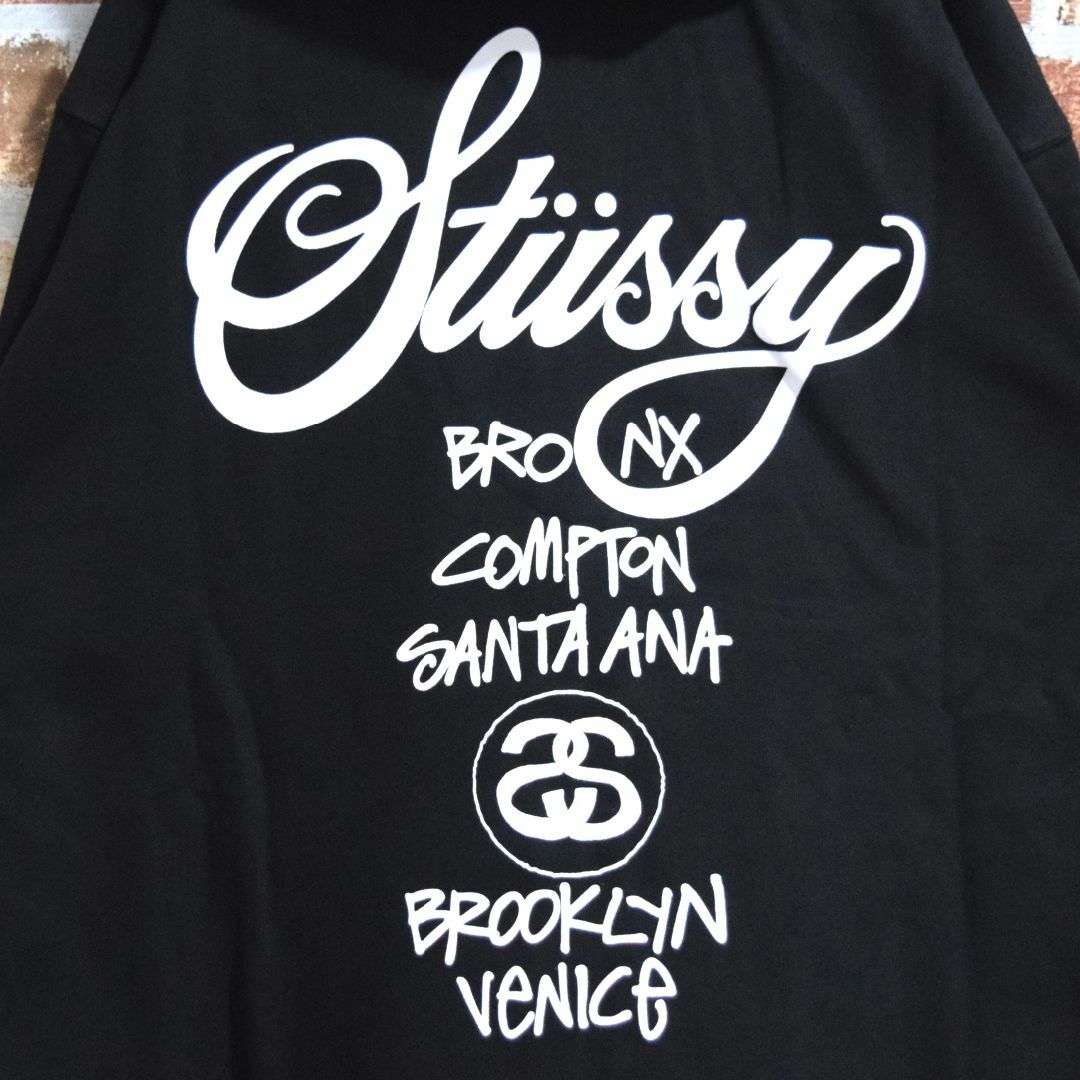 STUSSY - 《ステューシー》正規・新品タグ ワールドツアー ブラック M