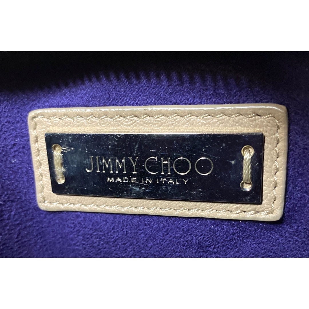 美品 JIMMY CHOO MINISARA ６色カラフルスタッズ2WAYバッグ 9