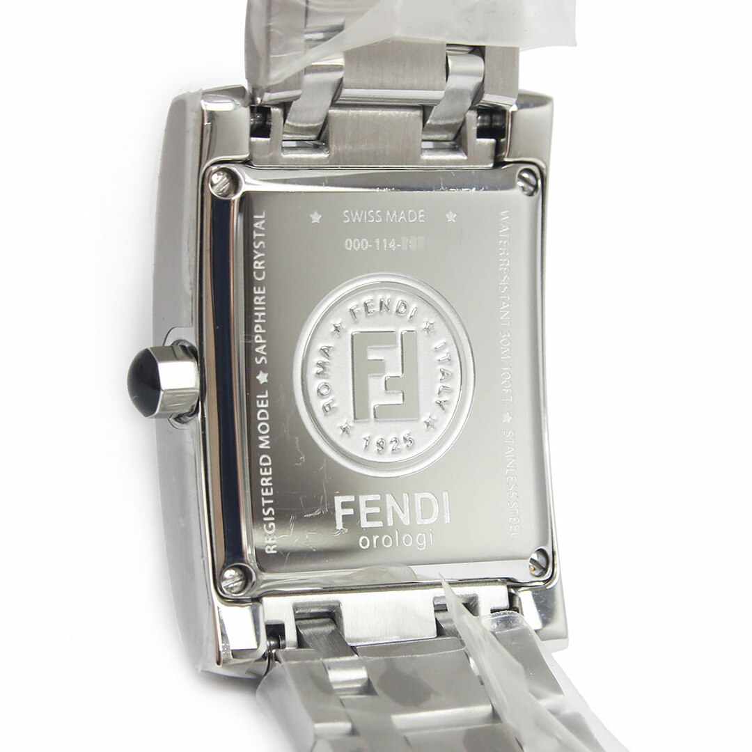 FENDI - フェンディ クラシコ タンク クオ―ツ 腕時計 シルバー ピンク