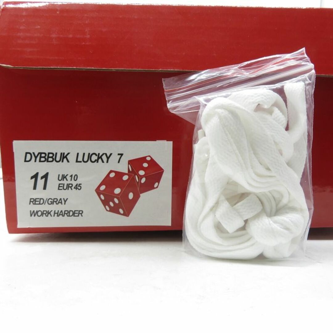  DYBBUK LUCKEY 7 SIZE 29.0cm RED GRAY ディブク ラッキー セブン スニーカー メンズの靴/シューズ(スニーカー)の商品写真