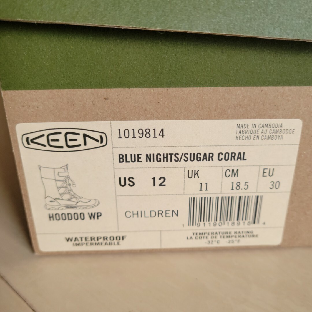KEEN(キーン)のKEEN　ブーツ　18.5cm キッズ/ベビー/マタニティのキッズ靴/シューズ(15cm~)(ブーツ)の商品写真