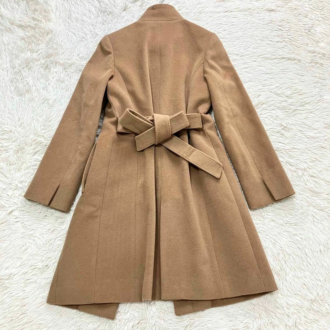 23区 - 極美品 23区 ロングコート キャメル スタンドカラー ベルト