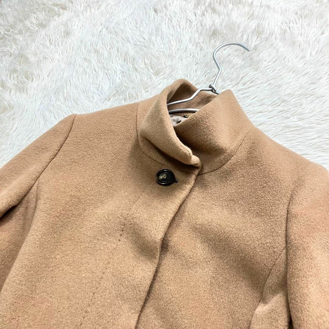 23区 - 極美品 23区 ロングコート キャメル スタンドカラー ベルト