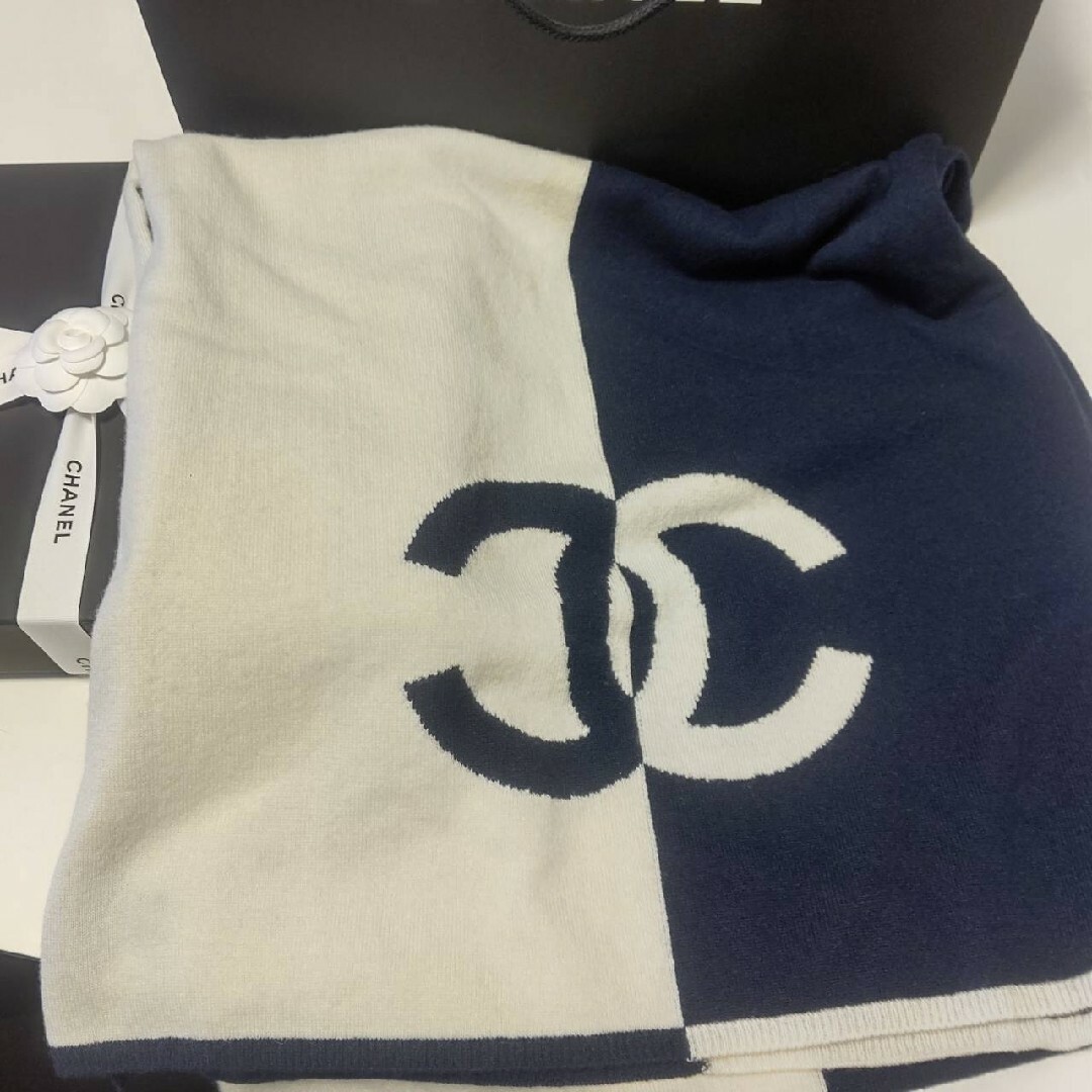 CHANEL - CHANEL  ココマーク カシミアマフラーの通販 by さくらもち