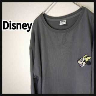 ディズニー(Disney)の★Disney★ ミッキー＆ミニー Bigバックプリント レディース Ｌサイズ(Tシャツ(長袖/七分))