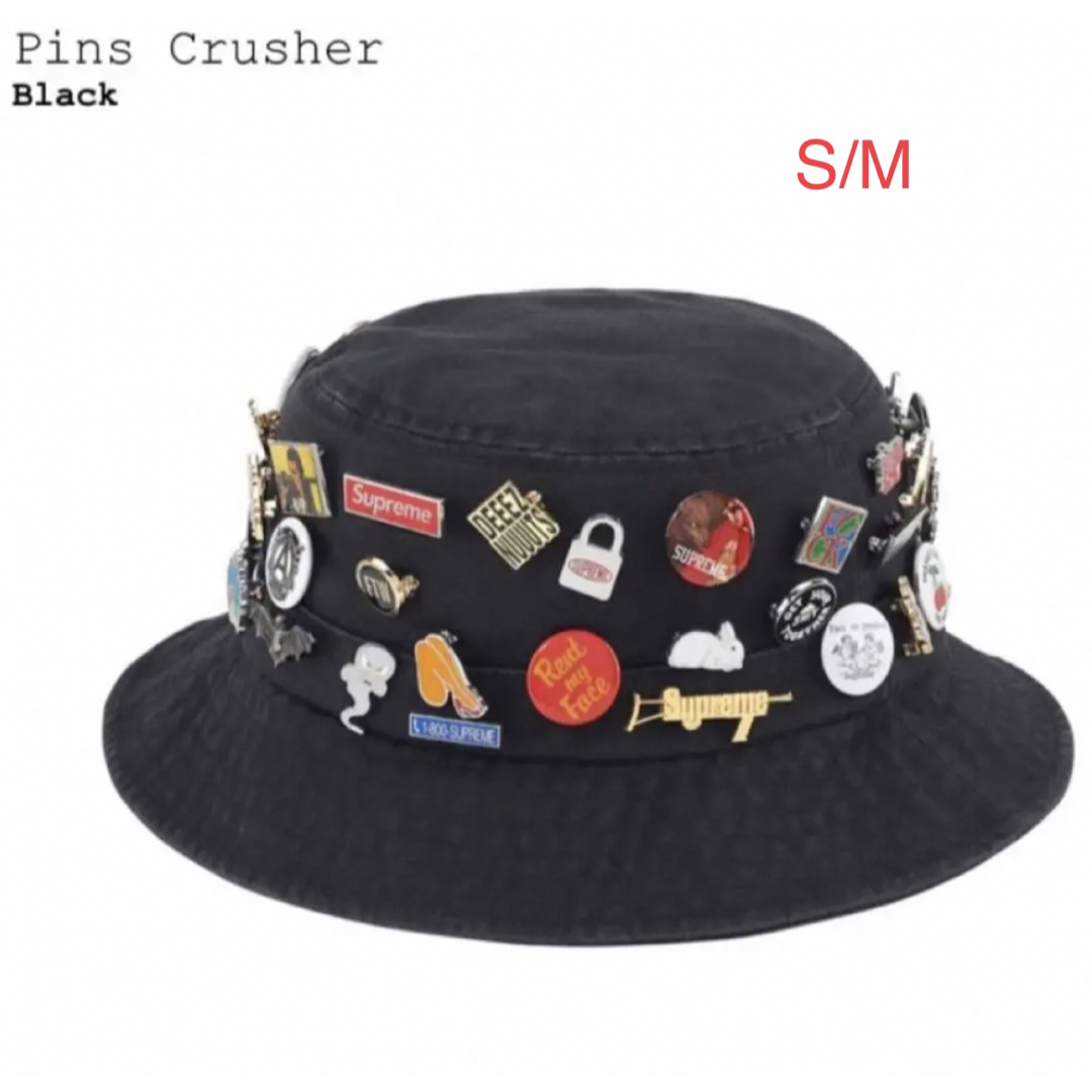 Supreme(シュプリーム)のSupreme Pins Crusher Black S/M メンズの帽子(ハット)の商品写真