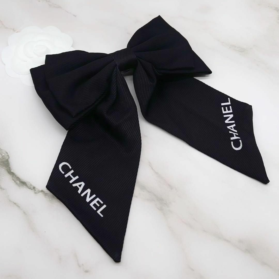 ヴィンテージシャネルCHANELリボンバレッタ