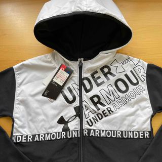 アンダーアーマー(UNDER ARMOUR)の新品タグ付 アンダーアーマー ウインドブレーカー ジャンパー 110 120女児(ジャケット/上着)