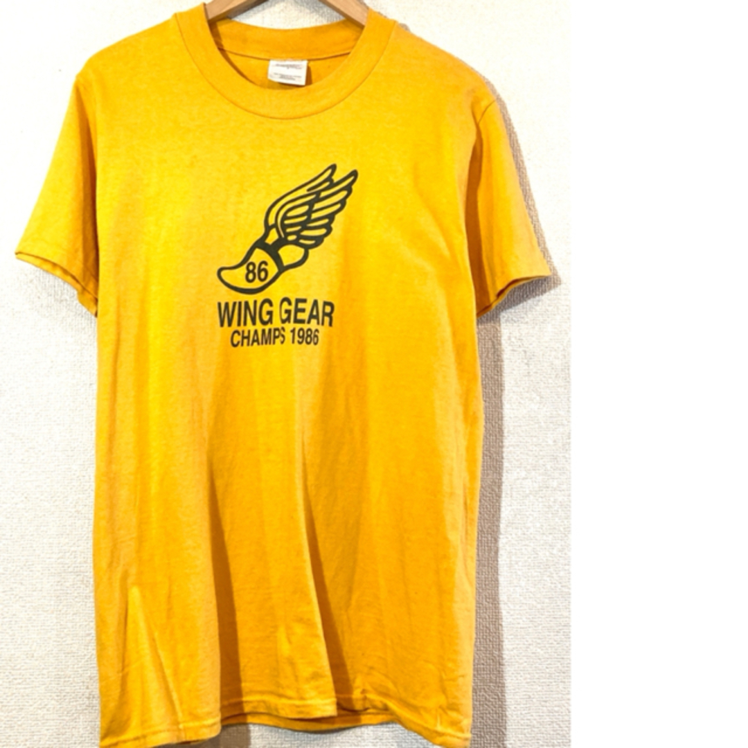 GILDAN★90'sVINTAGE★Tシャツ★ウィングフット★USA製★黄