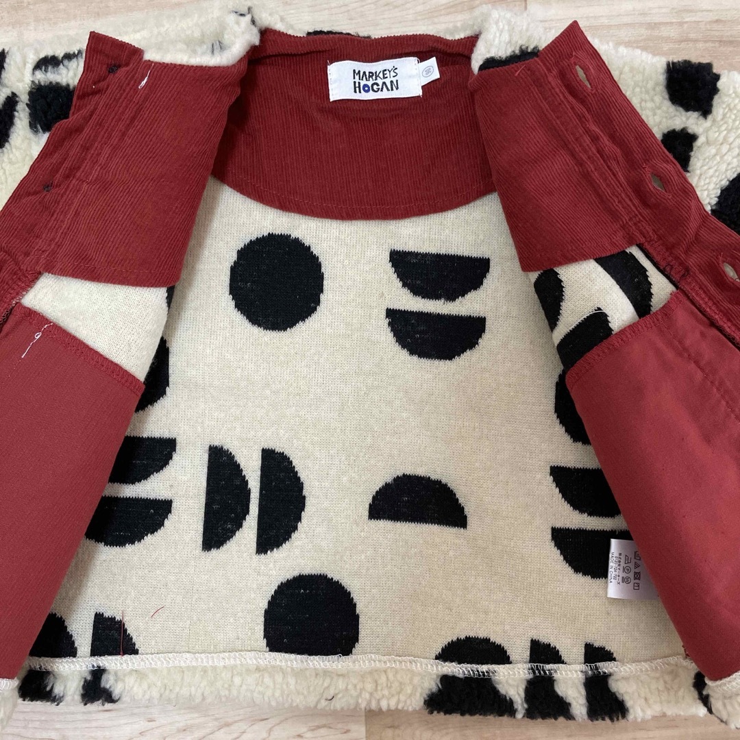 MARKEY'S(マーキーズ)のMARKEY'Sジャガードボアジャケット キッズ/ベビー/マタニティのキッズ服男の子用(90cm~)(ジャケット/上着)の商品写真