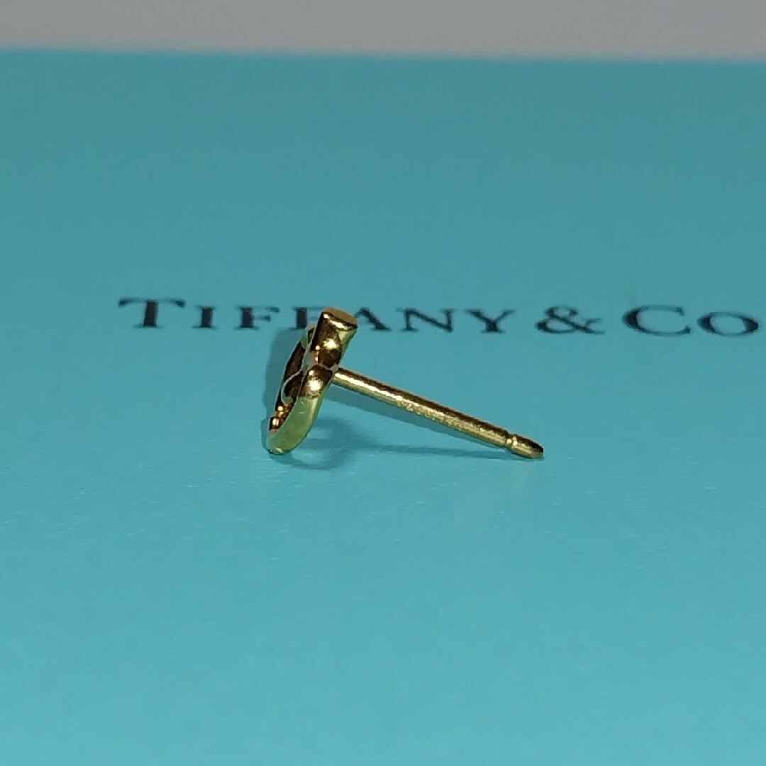 キャッチ無し TIFFANY 750 YG アップル ピアス-